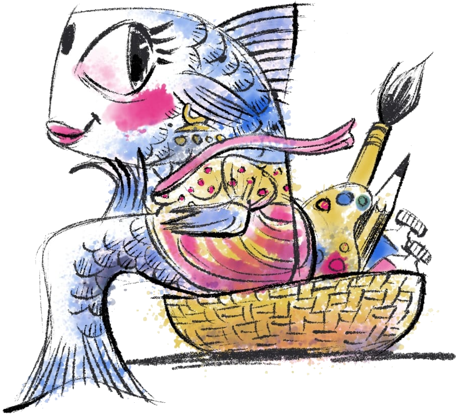 Goa Sketch Carnival Illustration